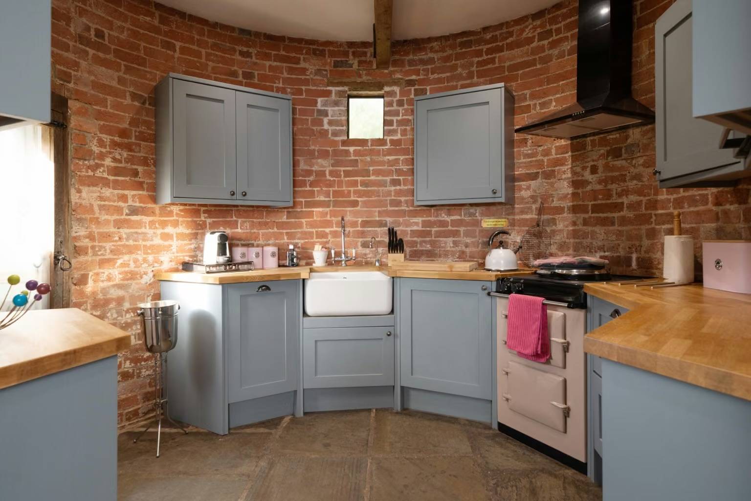 Kitchen in oast house