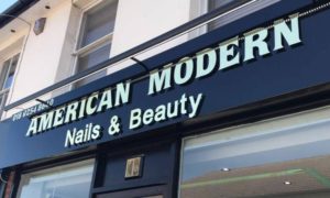 American Modern Nails & Beauty exterior signage
