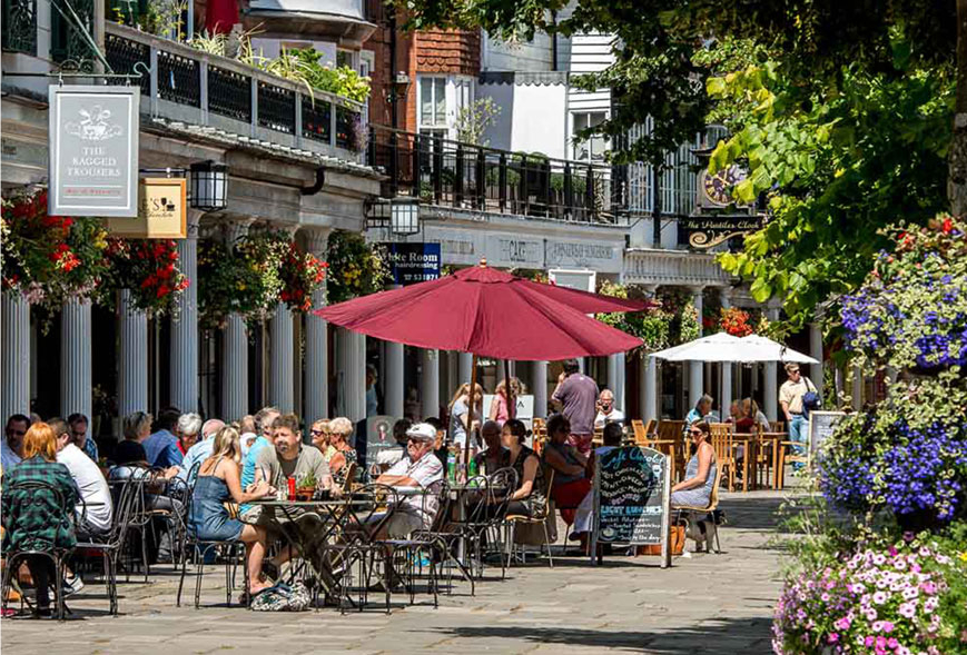 Pantiles Sitting out on a terrace