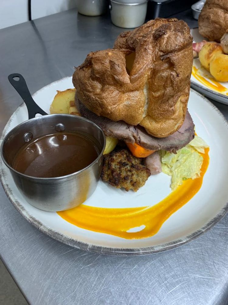 A Sunday roast at the Allotment pub