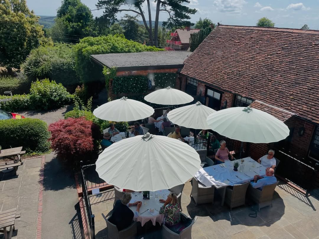 Star and Eagle garden Pub patio garden
