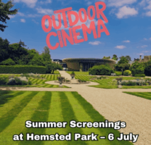 outdoor cinema Outdoor cinema in beautiful grounds 6th July