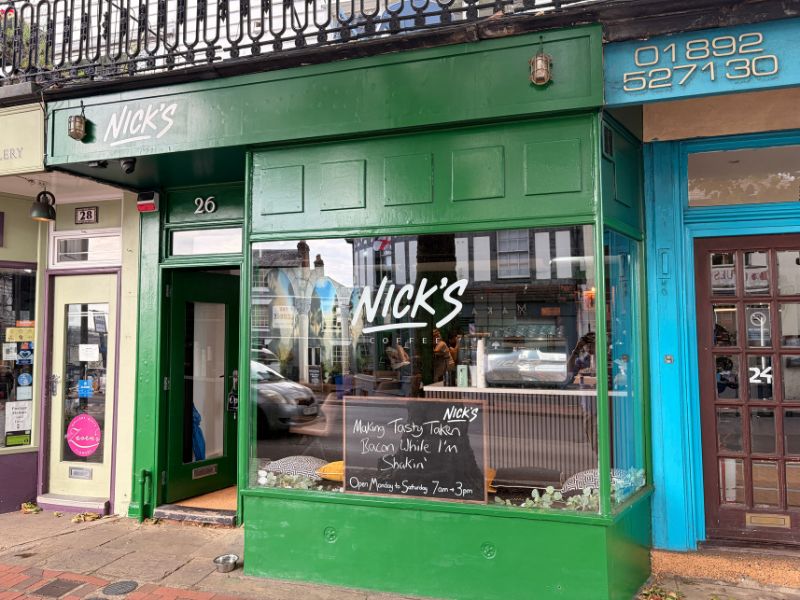 Nicks Coffee (3) Coffee Shop frontage